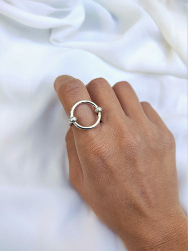 טבעת מכסף עבודת יד לנשים