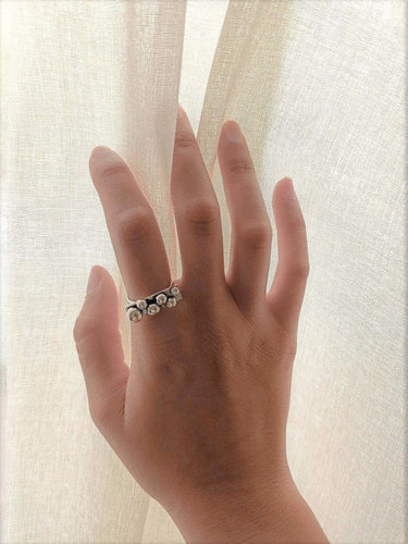 טבעת מכסף לנשים בעבודת יד
